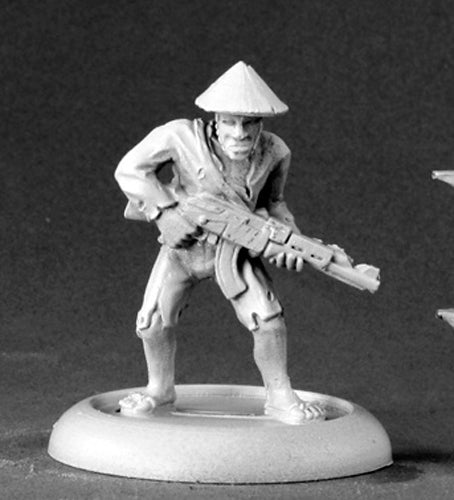 Reaper Miniatures Viet Cong Guerilla #50100 Chronoscope D&D RPG Mini Figure