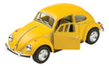 Pull Back Matte Yellow Volkswagen Toysmith #5016