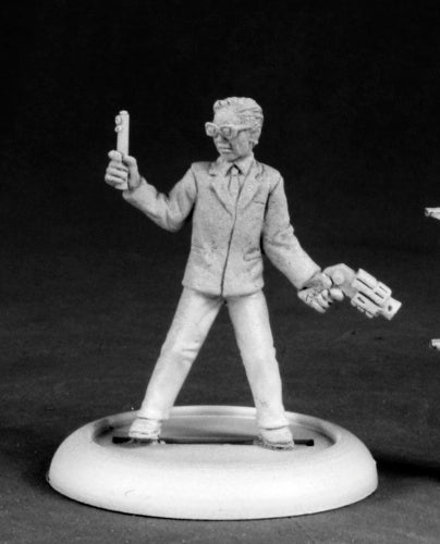 Reaper Miniatures Government Agent Jones #50202 Chronoscope D&D RPG Mini Figure