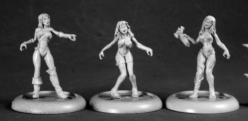 Reaper Miniatures Zombie Strippers (3) #50213 Chronoscope D&D RPG Mini Figure