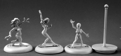 Reaper Miniatures Alien Exotic Dancers (3) #50270 Chronoscope RPG Mini Figure