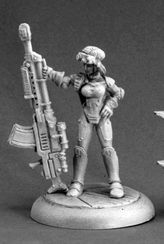 Reaper Miniatures Sarah Blitzer, IMEF Sniper #50274 Chronoscope RPG Mini Figure