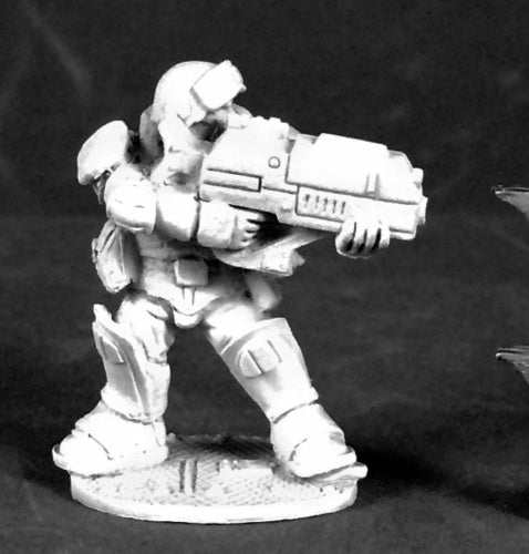 Reaper Miniatures Slyder IMEF Trooper #50324 Chronoscope Unpainted Mini Figure