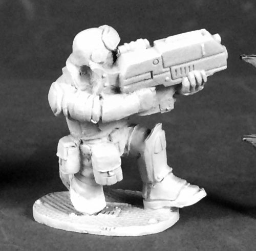 Reaper Miniatures Skids IMEF Trooper 50325 Chronoscope Unpainted RPG Mini Figure