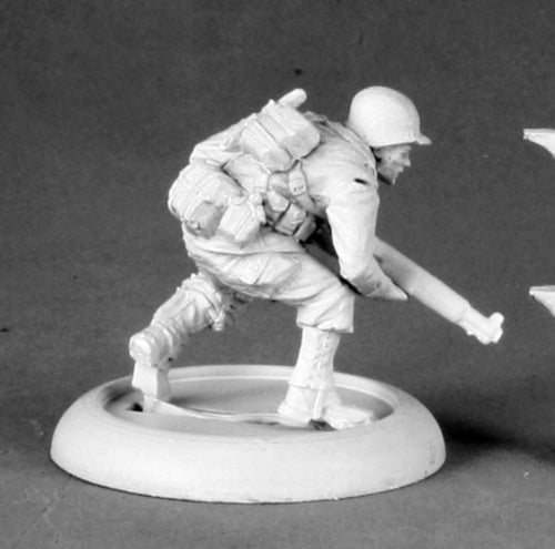 Reaper Miniatures Pfc. Tim Hernandez #50339 Chronoscope Unpainted Metal Figure