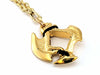 Dice Pendant Necklace 'Axe Blade' with Gold-Color Finish - Holds a 12mm D6