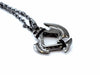 Dice Pendant Necklace 'Axe Blade' with Gunmetal Gray Finish - Holds a 12mm D6