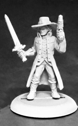Reaper Miniatures Witch Hunter (male) #59043 Savage Worlds Unpainted Mini Figure