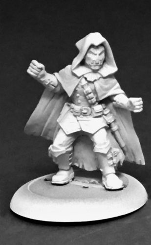 Reaper Miniatures Rippers; Masked Male Crusader #59045 Savage Worlds Unpainted