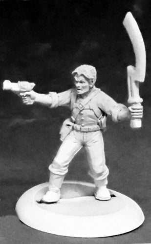 Reaper Miniatures Frazer's Fighters (male) #59047 Savage Worlds Unpainted Figure