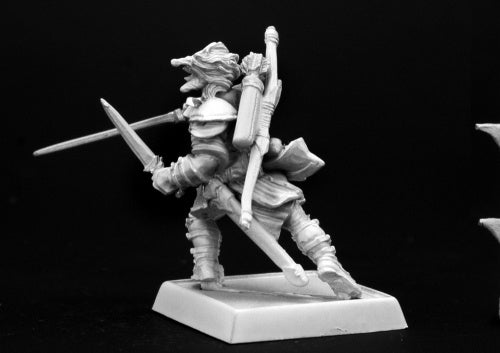 Valeros, Iconic Male Human Fighter #60001 Pathfinder Miniatures Unpainted