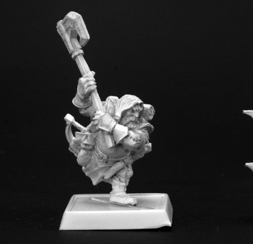 Harsk, Iconic Male Dwarf Ranger #60004 Pathfinder Unpainted Metal