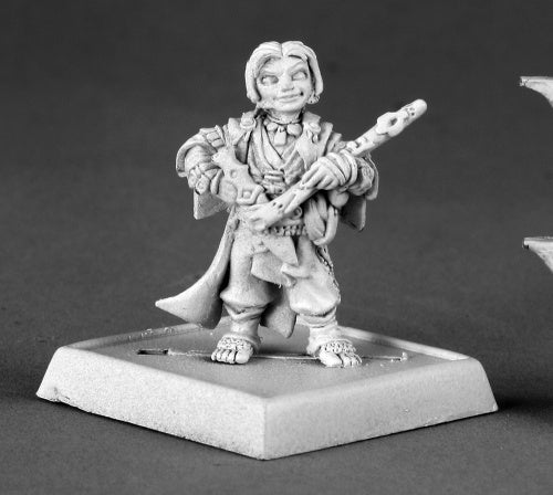Reaper Miniatures Lem, Iconic Halfling Bard #60011 Pathfinder Unpainted
