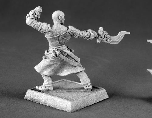 Reaper Miniatures Sajan, Iconic Monk #60016 Pathfinder Miniatures Unpainted Mini