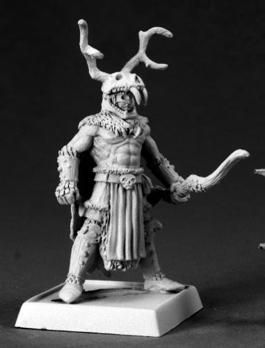 Reaper Miniatures The Stag Lord #60073 Pathfinder Miniatures Unpainted D&D Mini