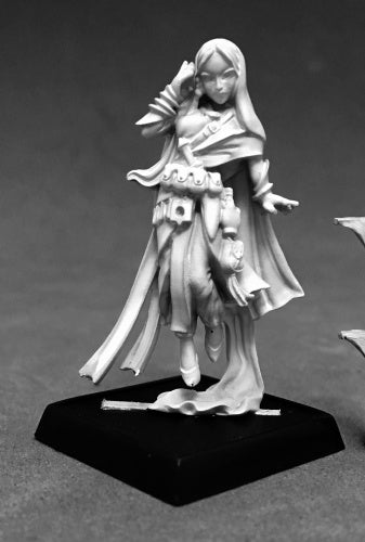 Reaper Miniatures Rivani Iconic Psychic #60202 Pathfinder Unpainted Mini Figure