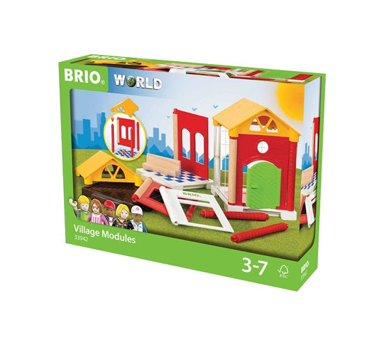 BRIO 14 Piece Village Modules Building Expansion Pack