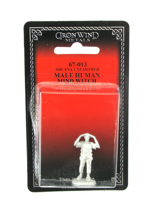 Male Human Mind Witch #67-013 Arcana Unearthed Evolved Metal Ral Partha Figure