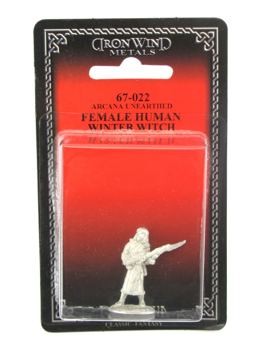 Female Human Winter Witch #67-022 Arcana Unearthed Evolved RPG Ral Partha Figure