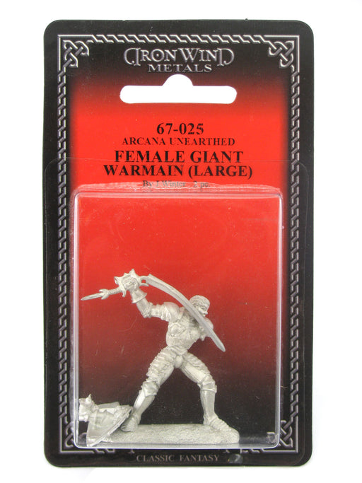 Large Female Giant Warmain #67-025 Arcana Unearthed Evolved RPG Metal Figure