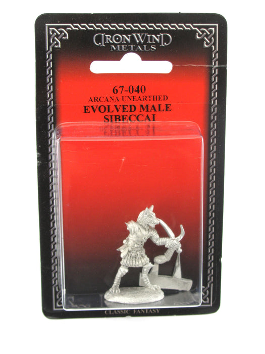 Evolved Male Sibeccai #67-040 Arcana Unearthed Evolved Metal Ral Partha Figure