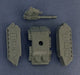 Reaper Miniatures Wolf (2) #72239 Unpainted Plastic CAV Strike Operations Figure