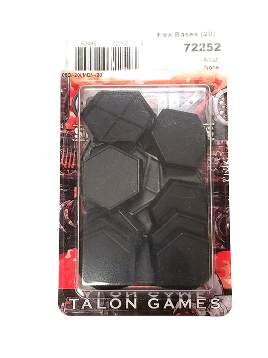 Reaper Miniatures 1" CAV Hex Gaming Base (20 Pcs) #72252 for Reaper Mini Figures