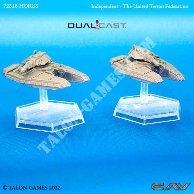 Horus Grav Tank (2) #72318 CAV: Strike Operations Unpainted Plastic Models with Stands