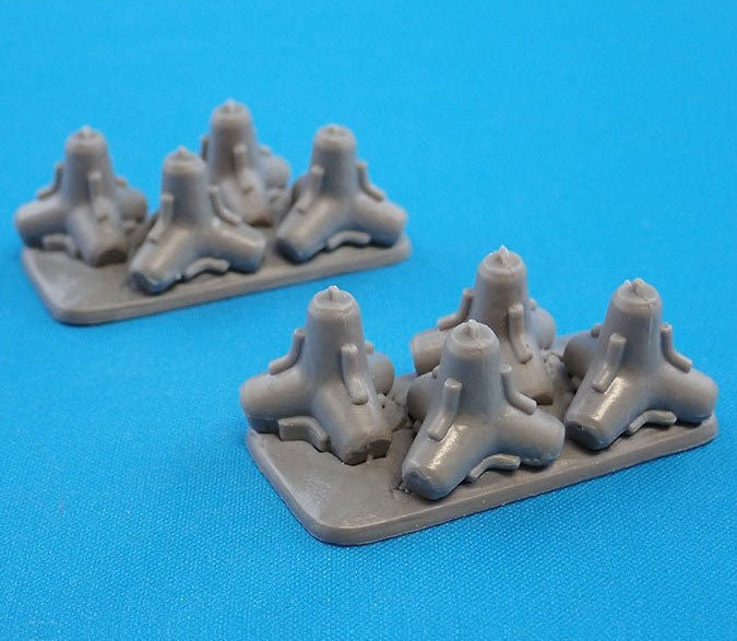 CAV: Strike Operations Battlefield Terrain Tetrapods (2 Sets of 4) #72606 Unpainted Plastic