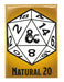 Dungeons & Dragons 3.5" x 2.5" Magnet - Natural 20