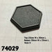Reaper Miniatures 1" Hex Plastic Gaming Base (20 Pcs) #74029 Accessory
