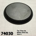 Reaper Miniatures 45mm Round Plastic Display Base (10 Pieces) #74030 Accessory