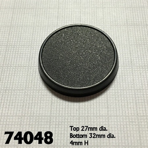 Reaper Miniatures 32mm Round Gaming Base (10) #74048 Accessory