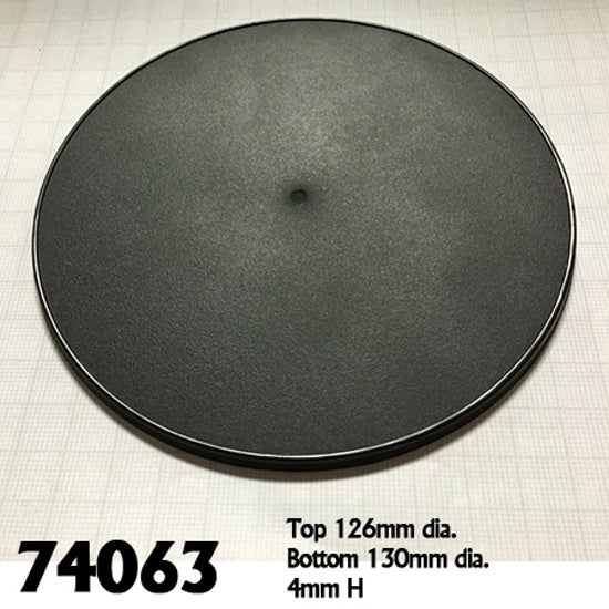 Reaper Miniatures 130mm Round Gaming Base (4) #74063 Accessory