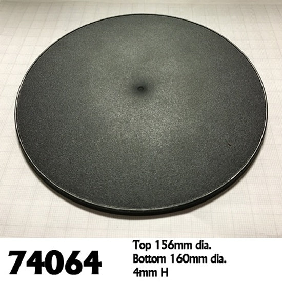 Reaper Miniatures 160mm Round Gaming Base (4) #74064 Accessory