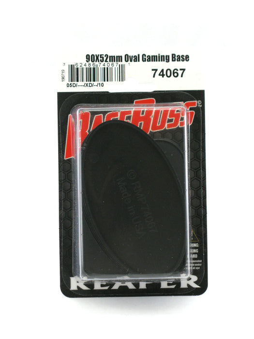 Reaper Miniatures 90mm x 52mm Oval Gaming Base (10) #74067 Accessory