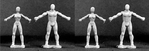 Reaper Miniatures Non-Heroic Dollies (4) #75008 Sculpting Accessories Figure