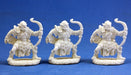 Reaper Miniatures Orc Archers (3) #77002 Bones Unpainted Plastic RPG Mini Figure