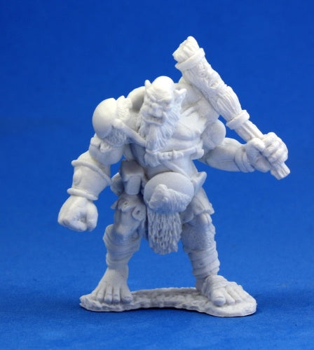 Reaper Miniatures Ogre Chieftain #77005 Bones Unpainted Plastic RPG Mini Figure