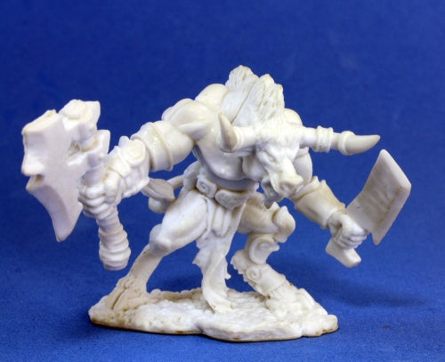 Reaper Miniatures Minotaur #77013 Bones Unpainted Plastic D&D RPG Mini Figure