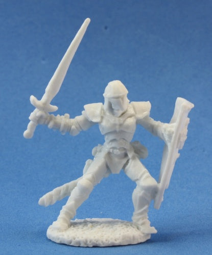 Reaper Miniatures Barnabas, Human Warrior #77023 Bones Unpainted Plastic Figure
