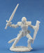 Reaper Miniatures Barnabas, Human Warrior #77023 Bones Unpainted Plastic Figure