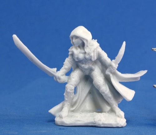 Reaper Miniatures Deladrin, Female Assassin #77035 Bones Unpainted Figure