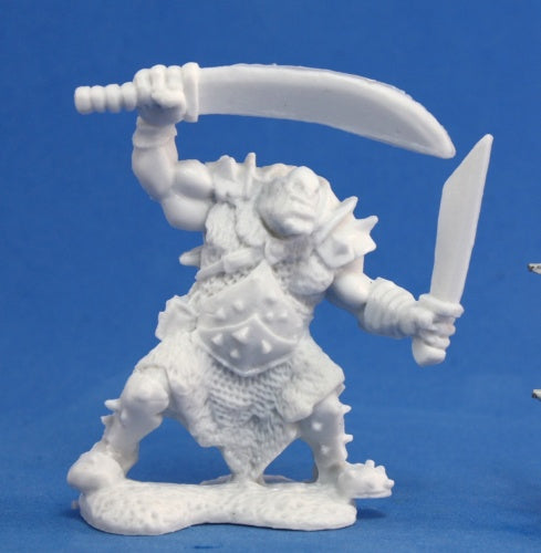 Reaper Miniatures Orc Stalker (Two Weapons) #77051 Bones D&D RPG Mini Figure
