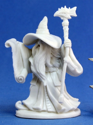 Reaper Miniatures Galladon, Male Wizard #77054 Bones Unpainted Plastic Figure