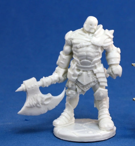 Reaper Miniatures Anval Thricedamned, Evil Warrior #77055 Bones Unpainted Figure