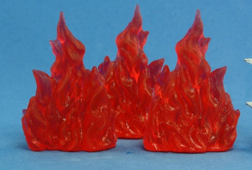 Reaper Miniatures Wall Of Fire (3) #77080 Bones Plastic D&D RPG Mini Figure