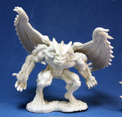 Reaper Miniatures Agramon, Pit Fiend #77112 Bones Unpainted Plastic Mini Figure