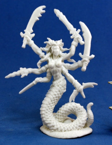 Reaper Miniatures Vandorendra, Snake Demon #77117 Bones D&D RPG Mini Figure