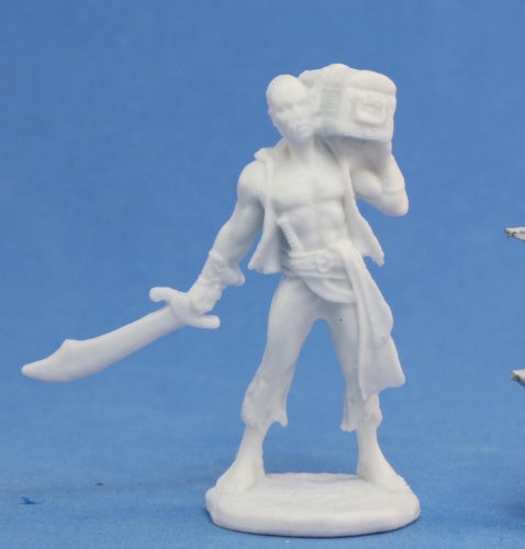 Reaper Miniatures Hajad, Pirate #77134 Bones Unpainted Plastic RPG Mini Figure